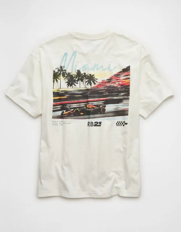 Oracle Red Bull Racing x AE Boxy Fit Graphic T-Shirt