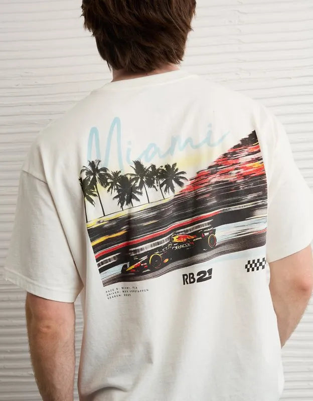 Oracle Red Bull Racing x AE Boxy Fit Graphic T-Shirt