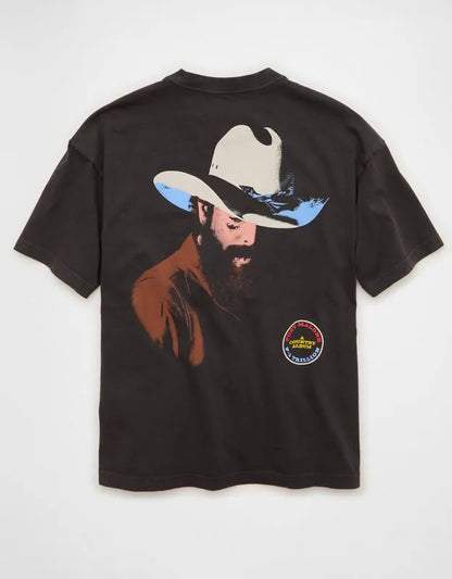 AE Boxy Fit Post Malone Graphic T-Shirt