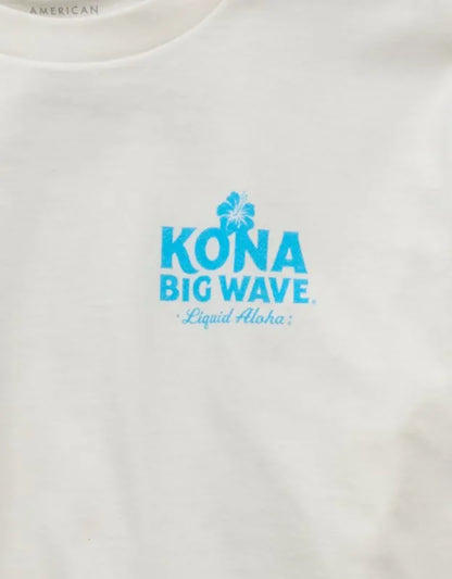 AE Boxy Fit Kona Beer Graphic T-Shirt