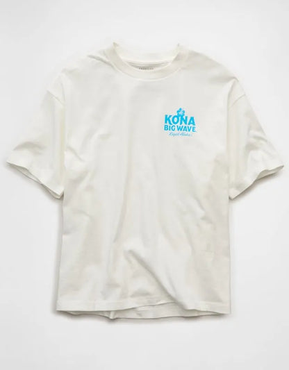 AE Boxy Fit Kona Beer Graphic T-Shirt