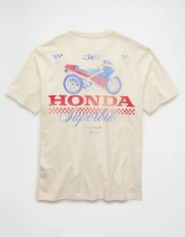 AE Standard Fit Honda Racing Graphic T-Shirt
