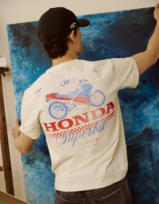 AE Standard Fit Honda Racing Graphic T-Shirt