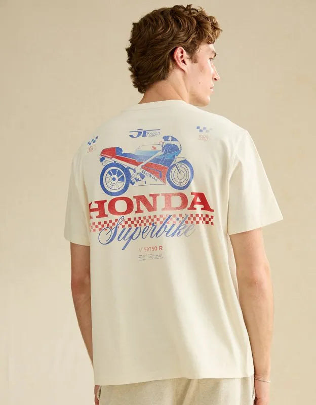 AE Standard Fit Honda Racing Graphic T-Shirt