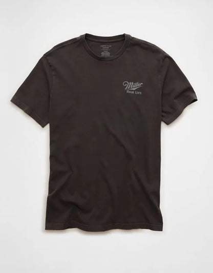 AE Standard Fit Miller High Life Graphic T-Shirt