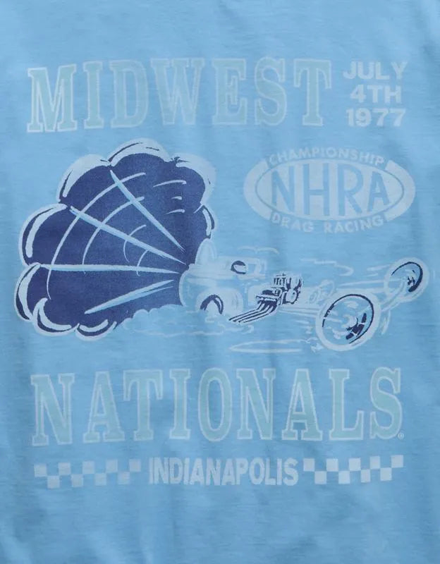AE Standard Fit National Hot Rod Graphic T-Shirt