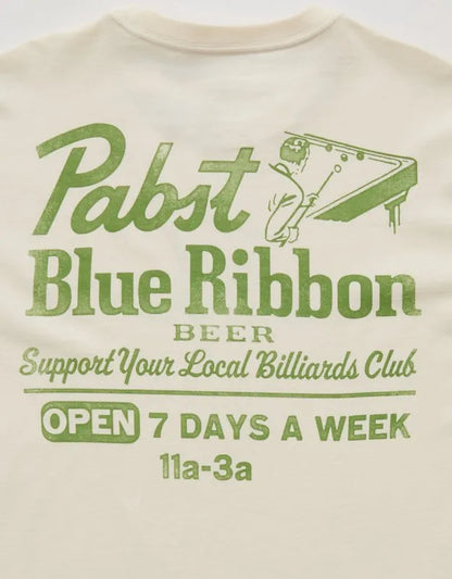 AE Standard Fit Pabst Blue Ribbon Graphic T-Shirt
