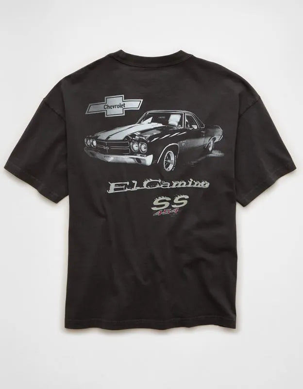 AE Boxy Fit El Camino Graphic T-Shirt