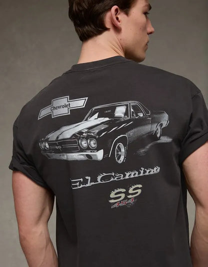 AE Boxy Fit El Camino Graphic T-Shirt