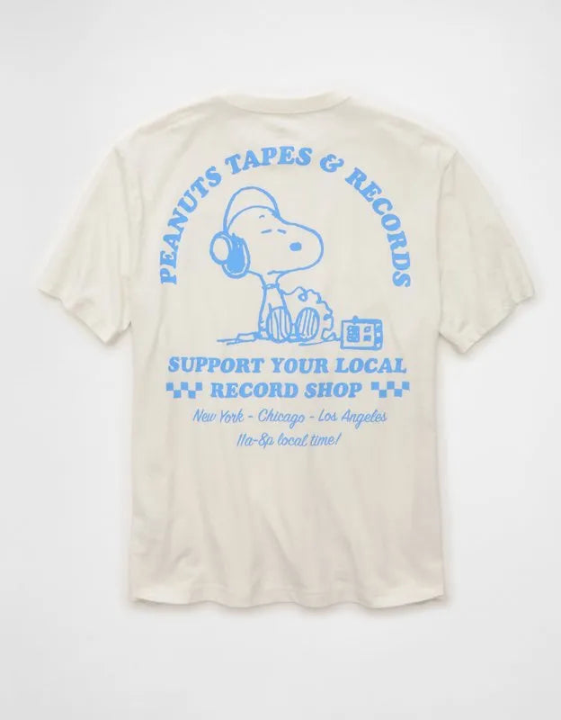 AE Standard Fit Snoopy Graphic T-Shirt