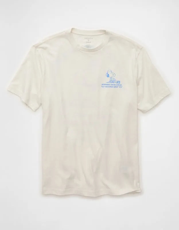 AE Standard Fit Snoopy Graphic T-Shirt