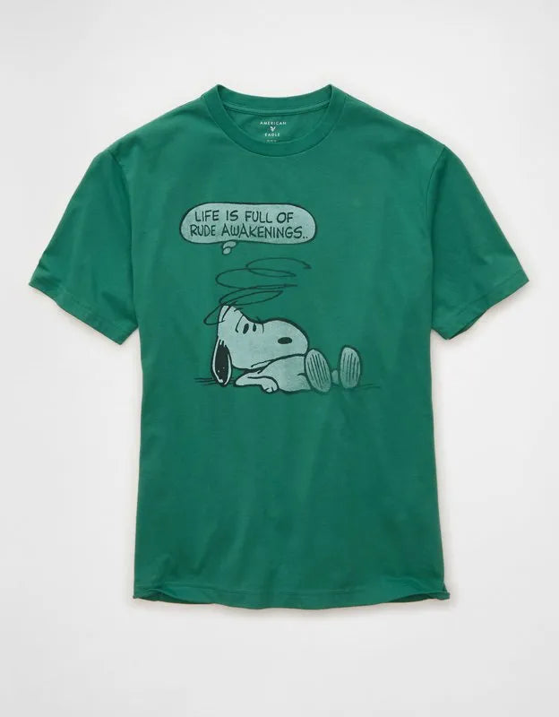 AE Standard Fit Snoopy Graphic T-Shirt