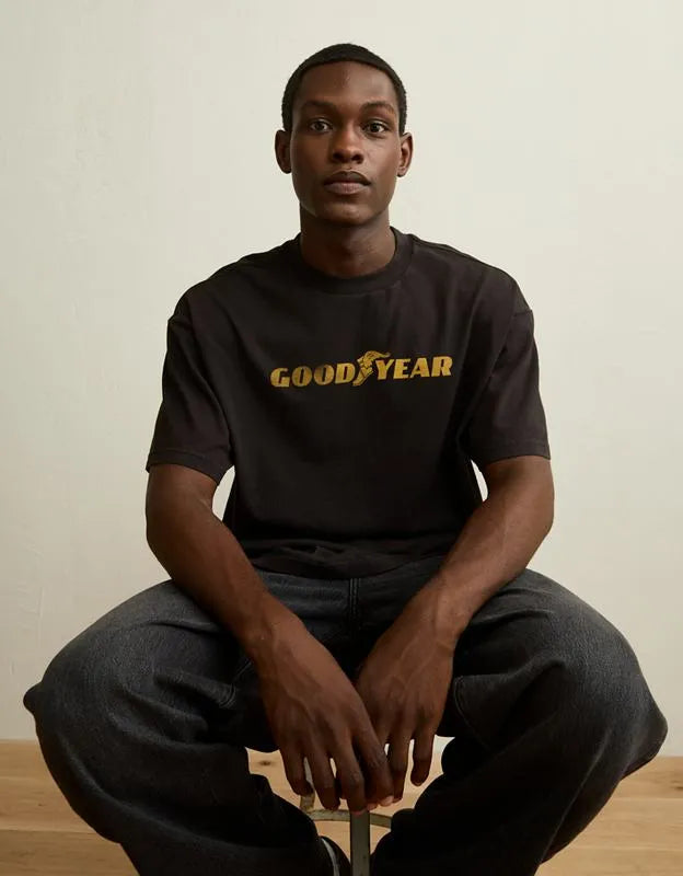 AE Boxy Fit Goodyear Tires Graphic T-Shirt