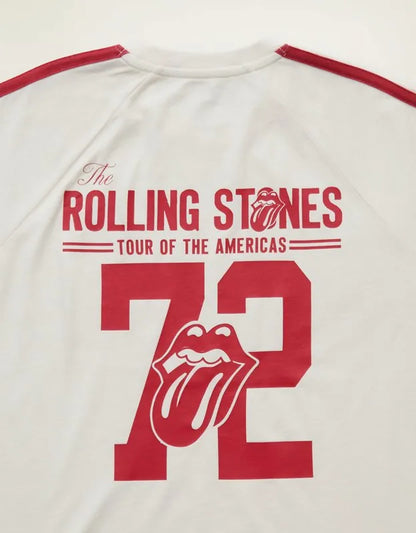 AE Standard Fit Rolling Stones Graphic Soccer T-Shirt