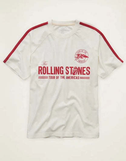 AE Standard Fit Rolling Stones Graphic Soccer T-Shirt