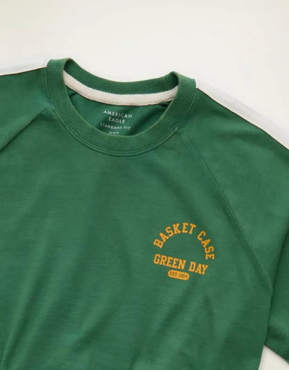 AE Standard Fit Green Day Soccer T-Shirt