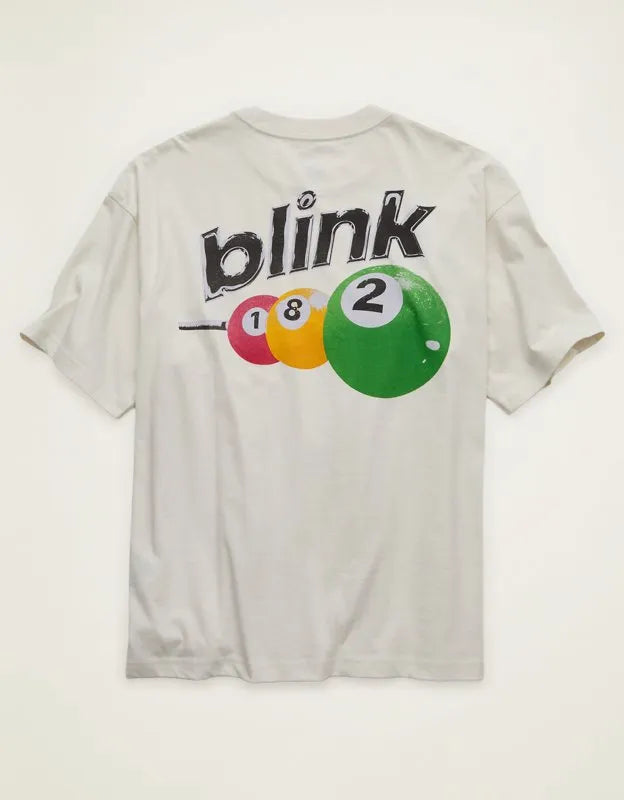 AE Boxy Fit Blink 182 Graphic T-Shirt