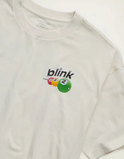 AE Boxy Fit Blink 182 Graphic T-Shirt