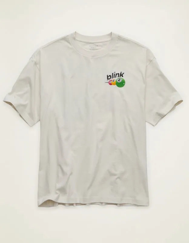 AE Boxy Fit Blink 182 Graphic T-Shirt