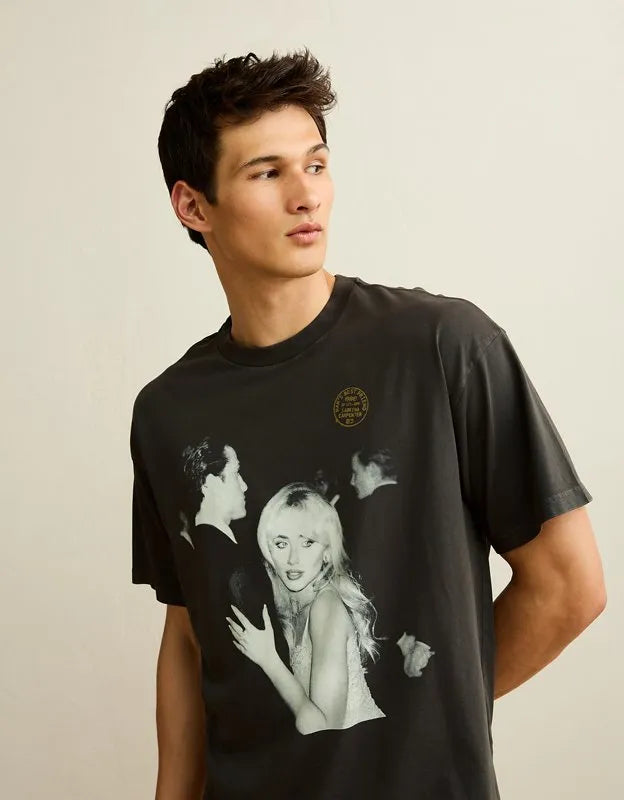 AE Boxy Fit Sabrina Carpenter Graphic T-Shirt