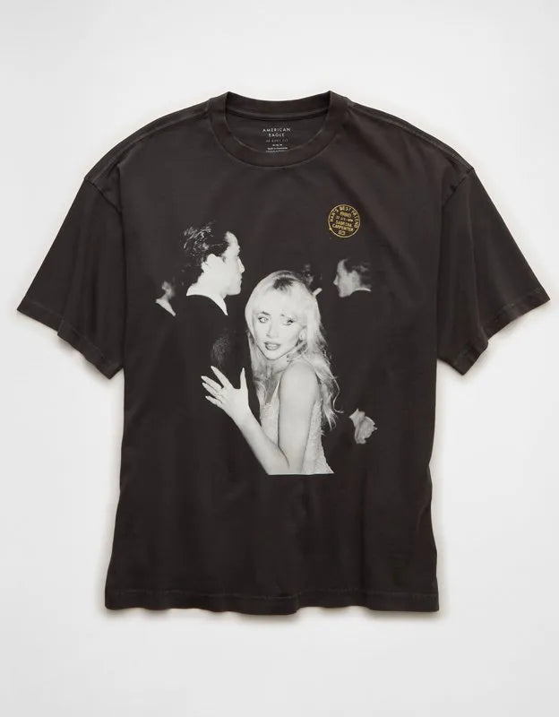 AE Boxy Fit Sabrina Carpenter Graphic T-Shirt