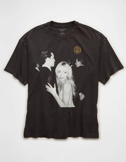 AE Boxy Fit Sabrina Carpenter Graphic T-Shirt