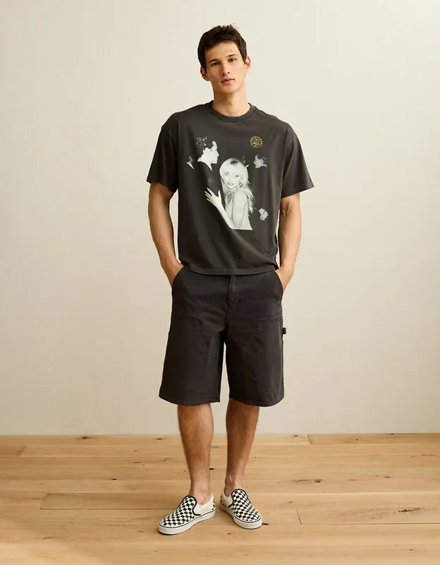 AE Boxy Fit Sabrina Carpenter Graphic T-Shirt