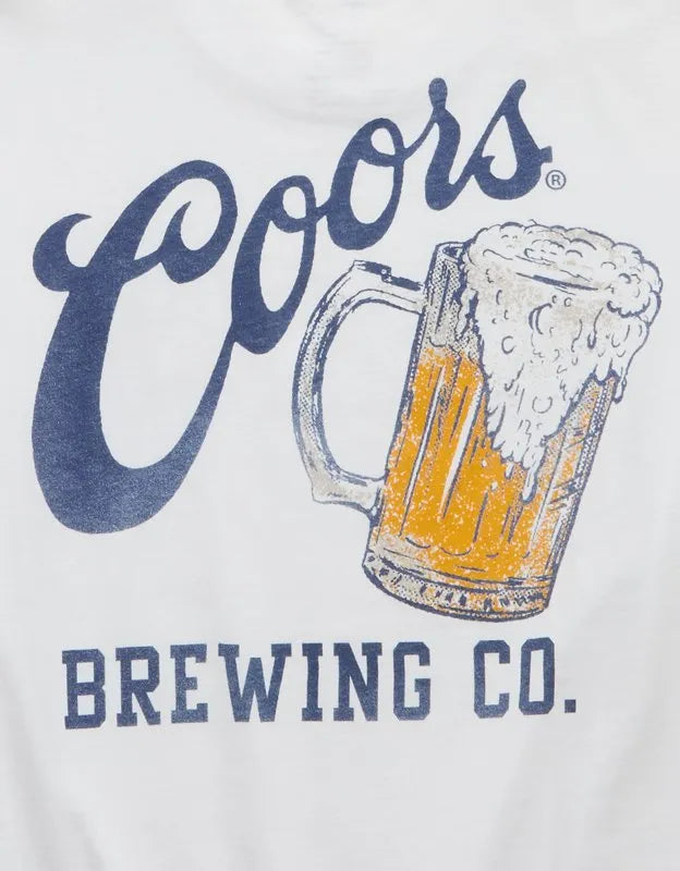 AE Boxy Fit Coors Graphic T-Shirt