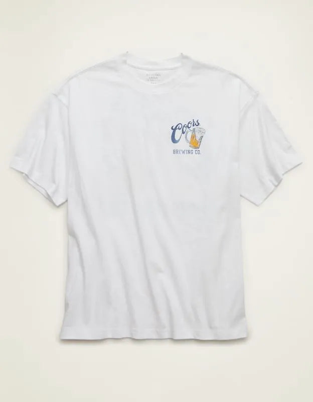 AE Boxy Fit Coors Graphic T-Shirt