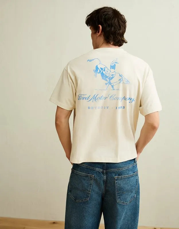 AE Boxy Fit Ford Graphic T-Shirt