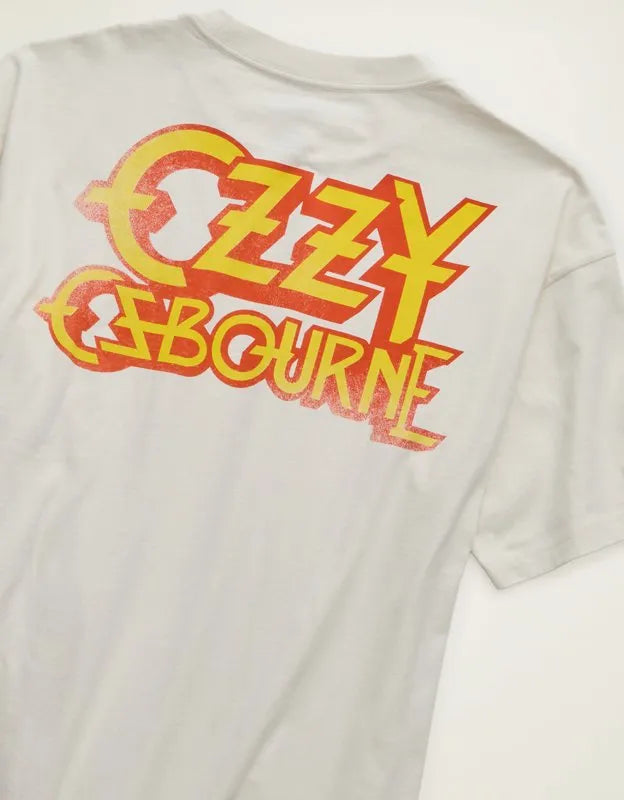 AE Boxy Fit Ozzy Osbourne Graphic T-Shirt