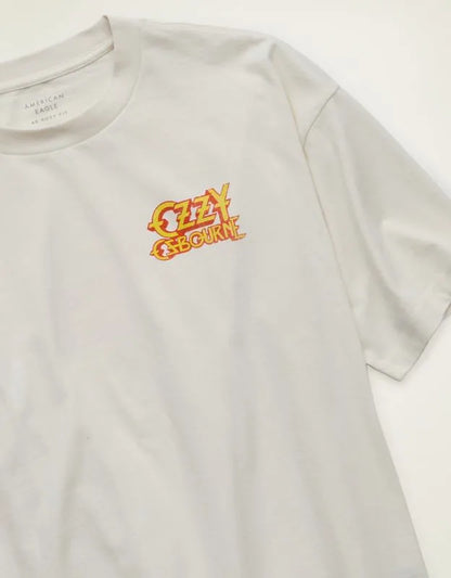 AE Boxy Fit Ozzy Osbourne Graphic T-Shirt
