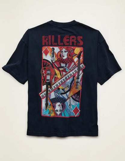 AE Boxy Fit The Killers Graphic T-Shirt