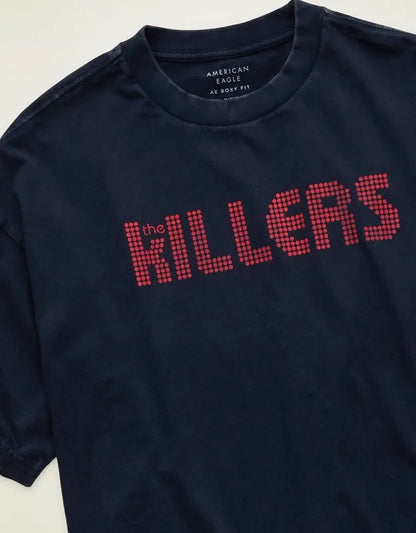 AE Boxy Fit The Killers Graphic T-Shirt
