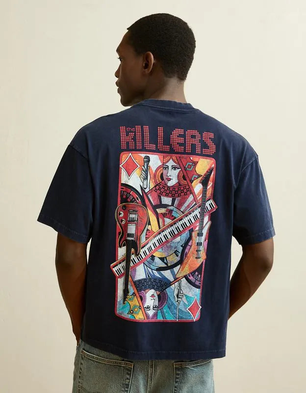 AE Boxy Fit The Killers Graphic T-Shirt