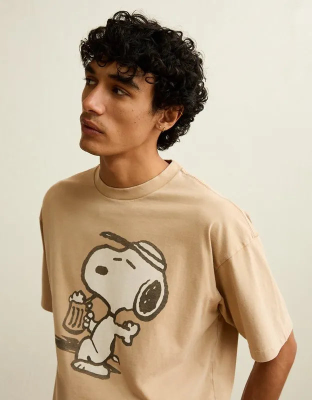 AE Boxy Fit Snoopy Graphic T-Shirt