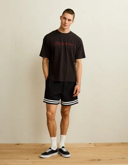 AE Boxy Fit Budweiser Graphic T-Shirt