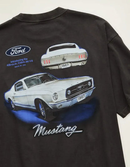 AE Boxy Fit Ford Mustang Graphic T-Shirt