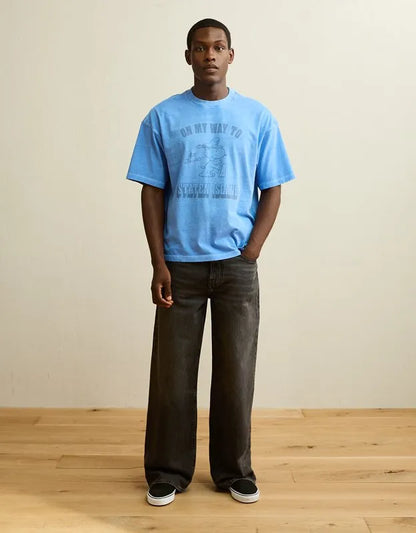 AE Boxy Fit Snoopy Graphic T-Shirt