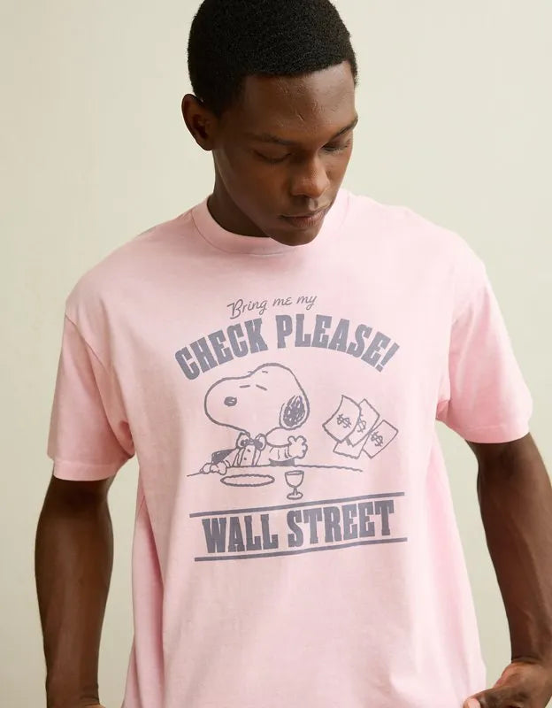 AE Boxy Fit Snoopy Graphic T-Shirt