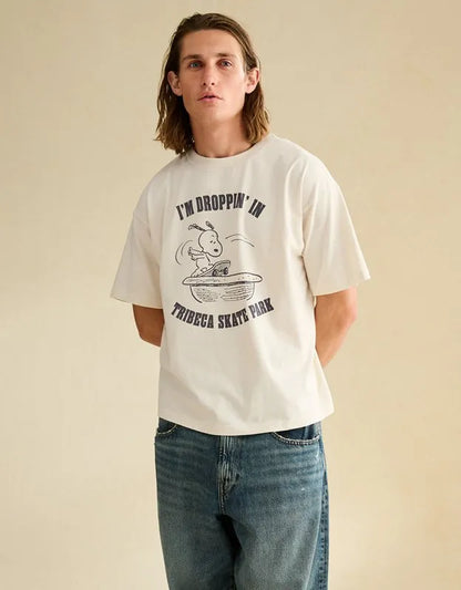 AE Boxy Fit Snoopy Graphic T-Shirt