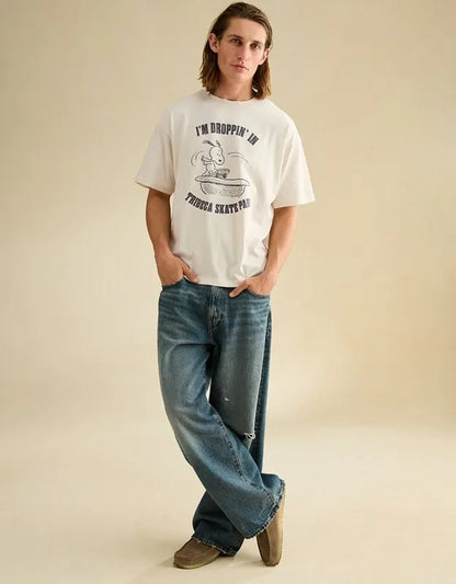 AE Boxy Fit Snoopy Graphic T-Shirt