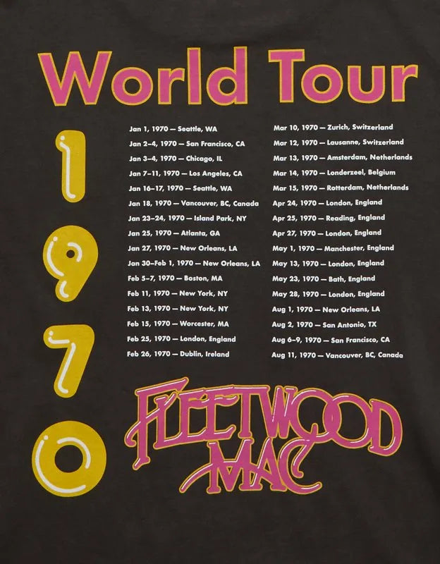 AE Boxy Fit Fleetwood Mac Graphic T-Shirt
