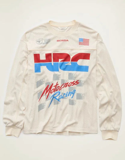 AE Boxy Fit Honda Long-Sleeve Mesh T-Shirt