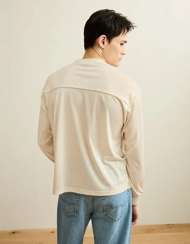 AE Boxy Fit Honda Long-Sleeve Mesh T-Shirt