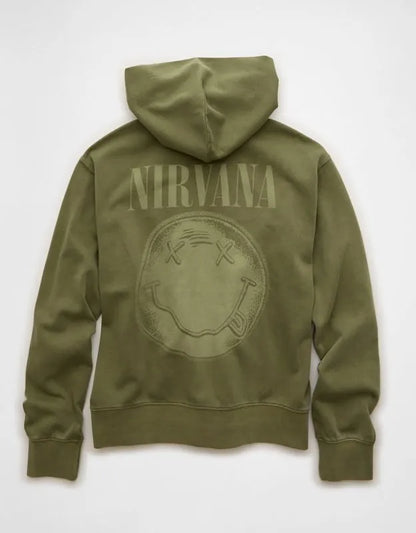 AE Standard Fit Nirvana Graphic Hoodie