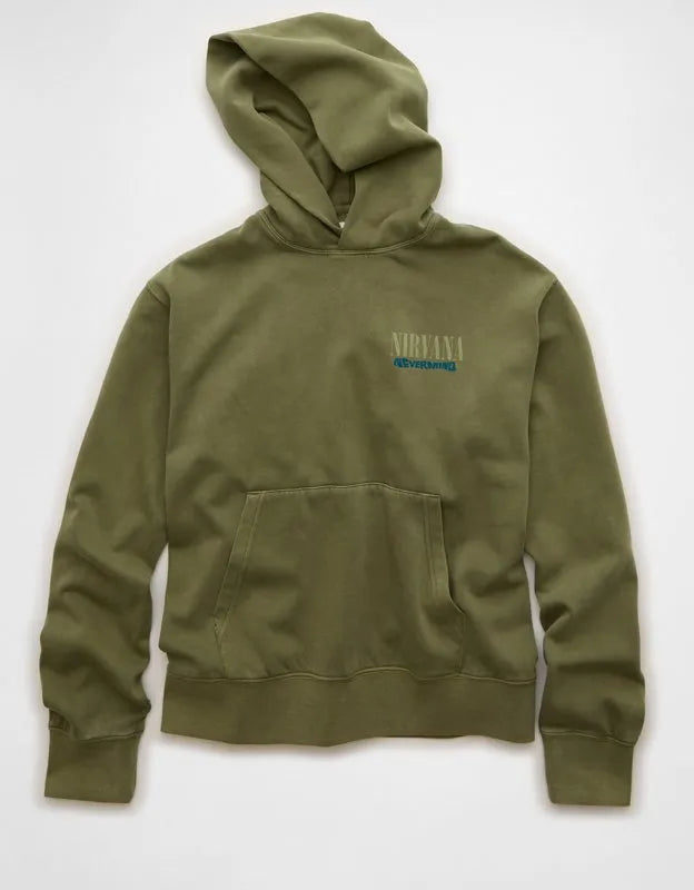 AE Standard Fit Nirvana Graphic Hoodie