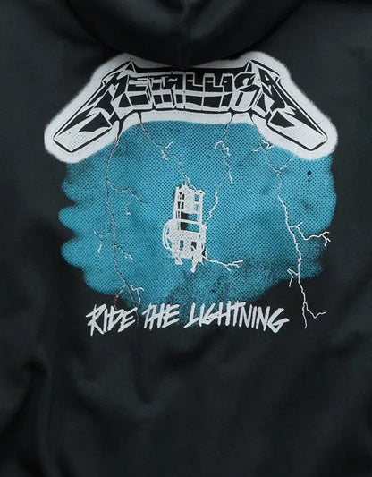 AE Standard Fit Metallica Graphic Hoodie