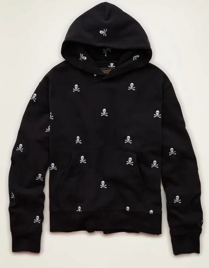 AE Laidback Luxe Embroidered Halloween Hoodie