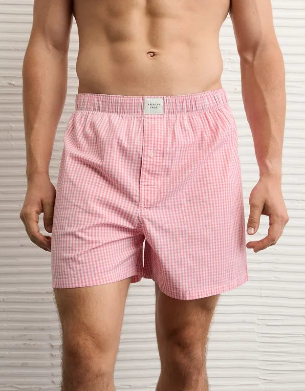 AEO Men's Stretch Cotton Boxer Short